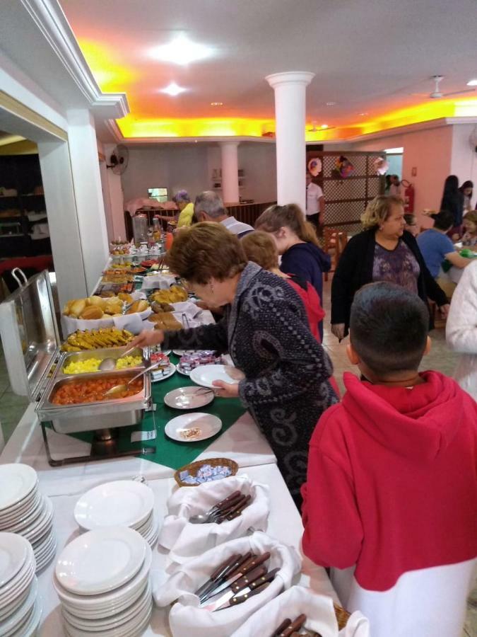 Casablanca Pousada Águas de São Pedro Bagian luar foto
